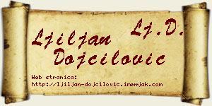 Ljiljan Dojčilović vizit kartica